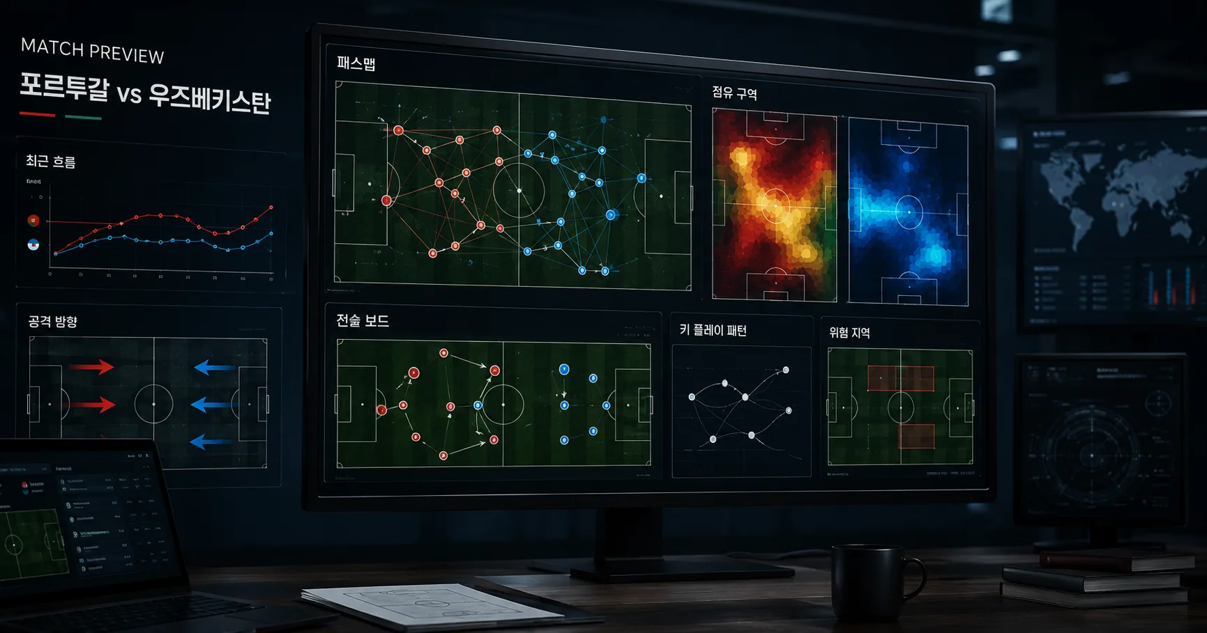 2026년 6월 24일 우즈베키스탄 vs 포르투갈 전력 차이와 득점 흐름 분석 경기 전망 분석 이미지
