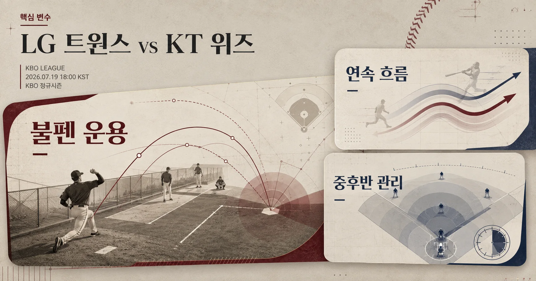 2-LG 트윈스 vs KT 위즈 핵심변수카드