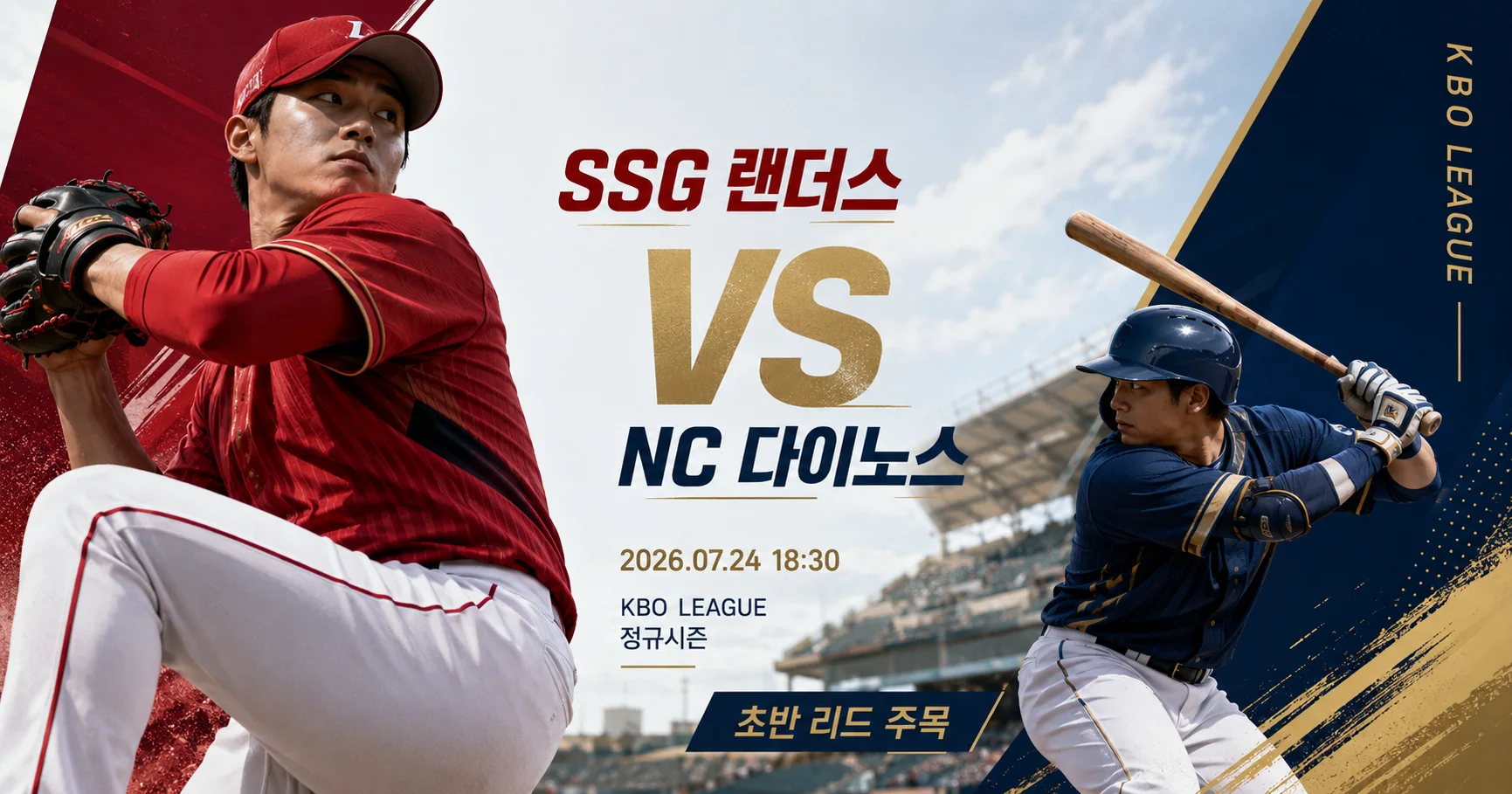 1-SSG 랜더스 vs NC 다이노스 스포츠매거진커버