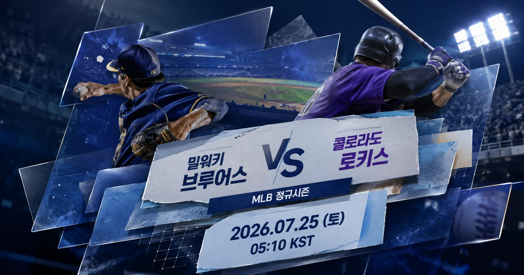 1-Colorado Rockies vs Milwaukee Brewers 입체레이어프리뷰