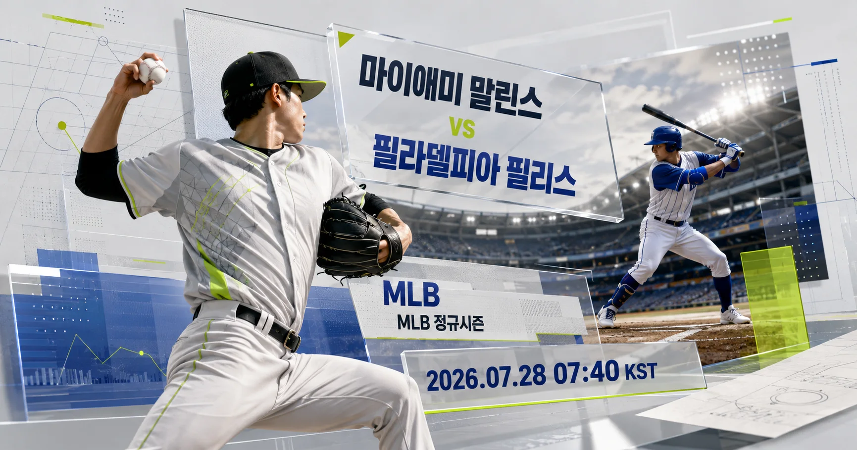 1-Philadelphia Phillies vs Miami Marlins 입체레이어프리뷰