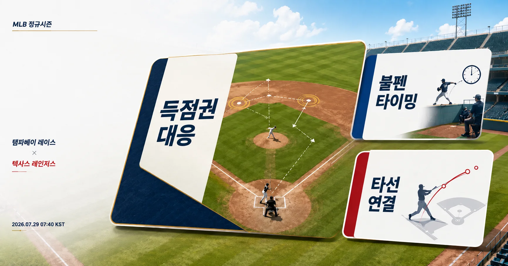 2-Texas Rangers vs Tampa Bay Rays 핵심변수카드