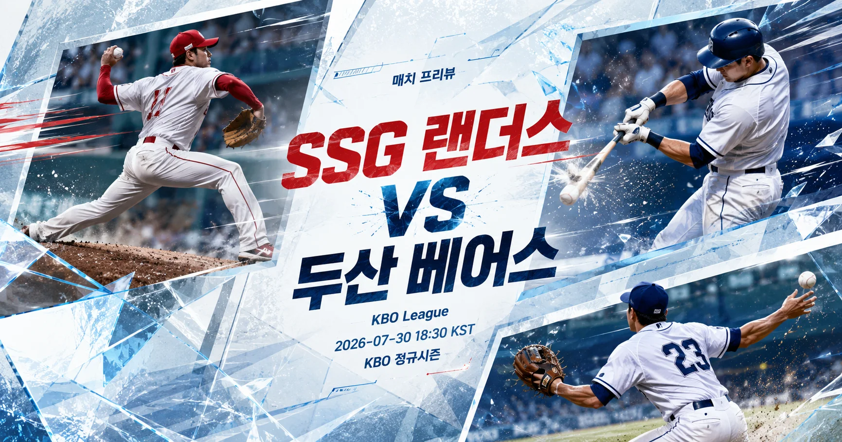 1-SSG 랜더스 vs 두산 베어스 액션콜라주