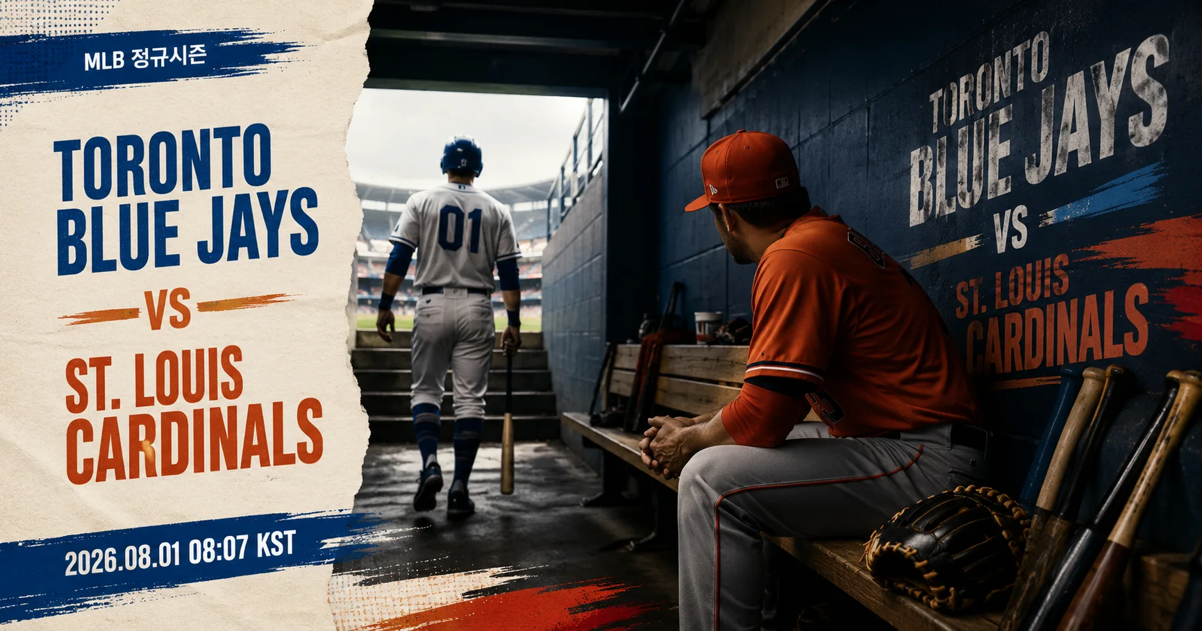 1-St. Louis Cardinals vs Toronto Blue Jays 더그아웃프리뷰