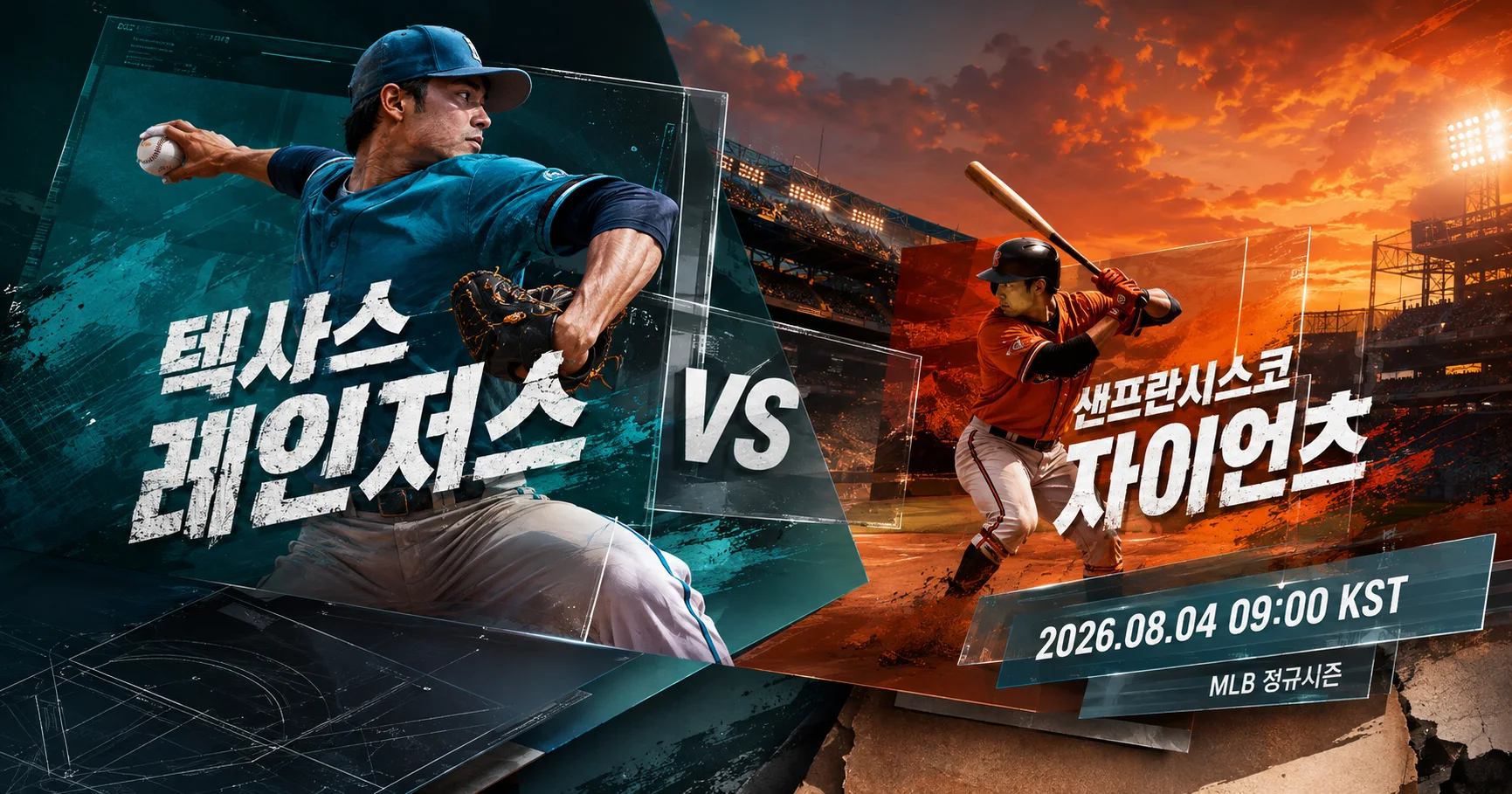 1-San Francisco Giants vs Texas Rangers 입체레이어프리뷰