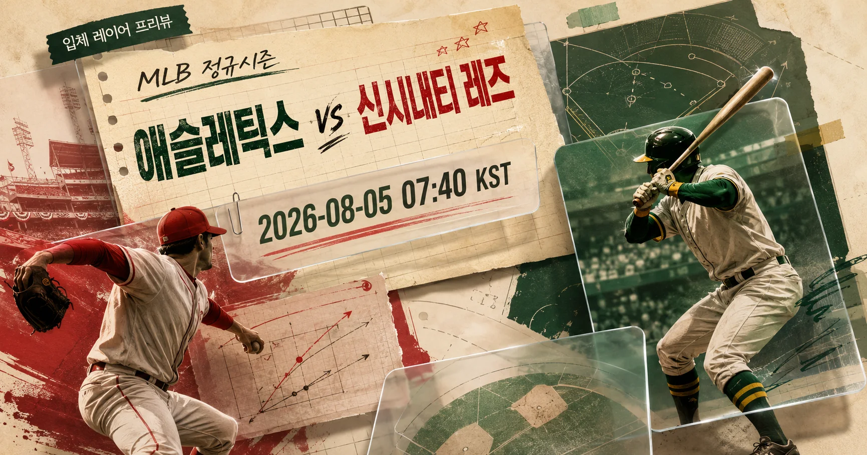 1-Athletics vs Cincinnati Reds 입체레이어프리뷰
