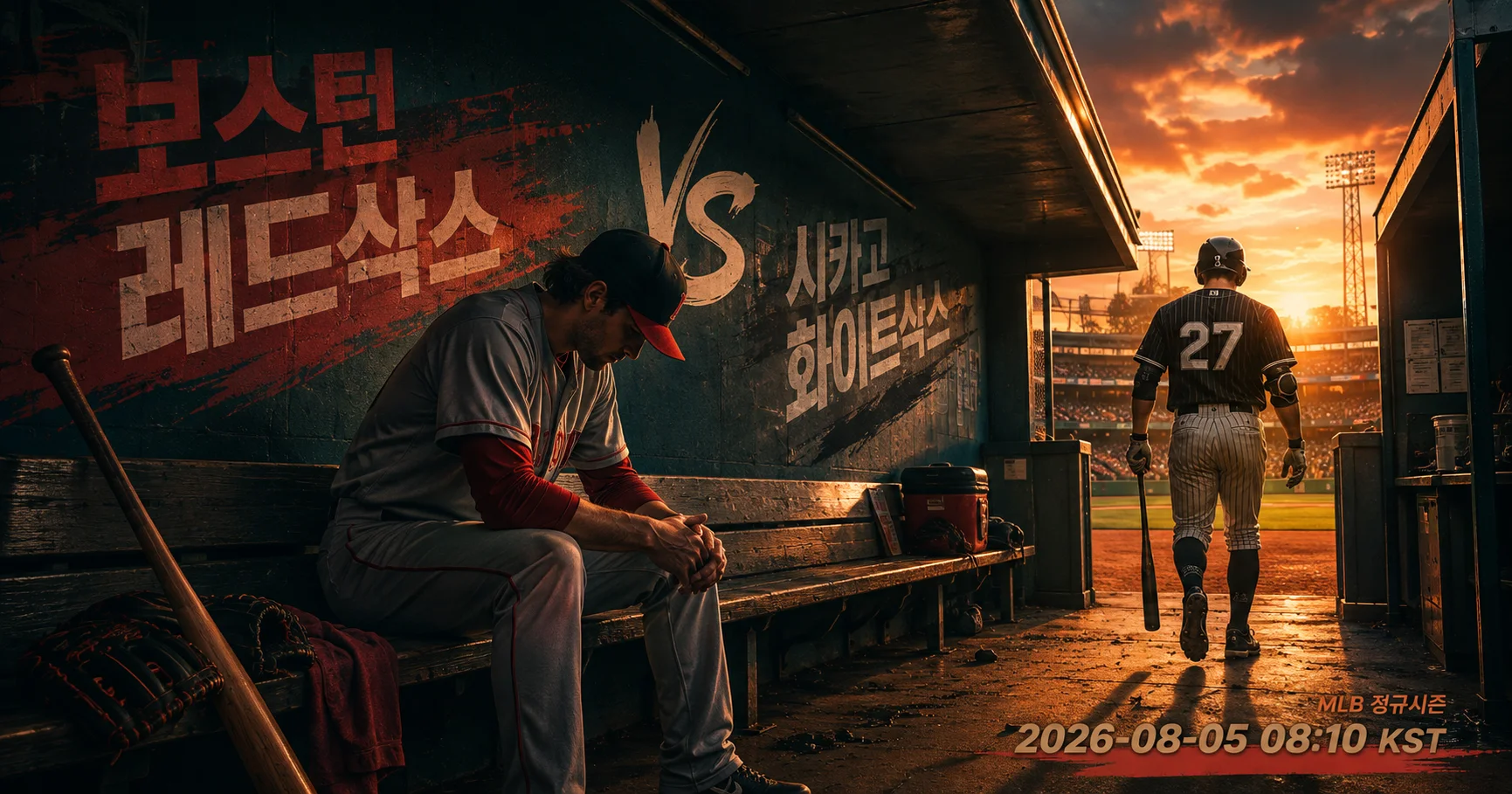 1-Chicago White Sox vs Boston Red Sox 더그아웃프리뷰