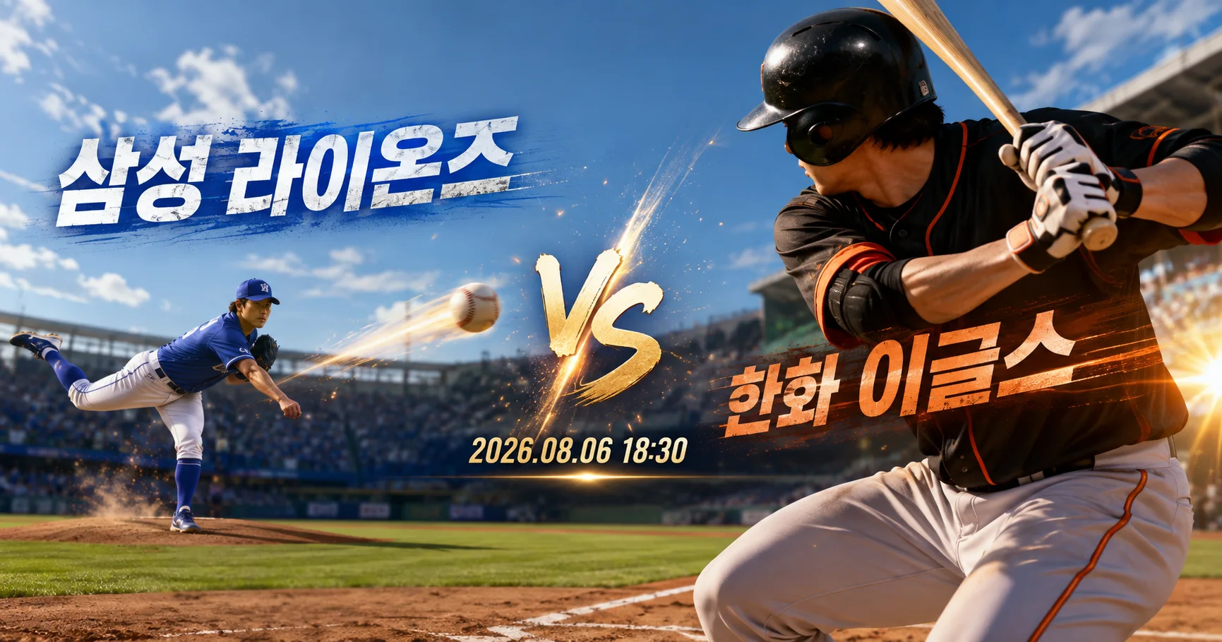 1-삼성 라이온즈 vs 한화 이글스 투수타자대결