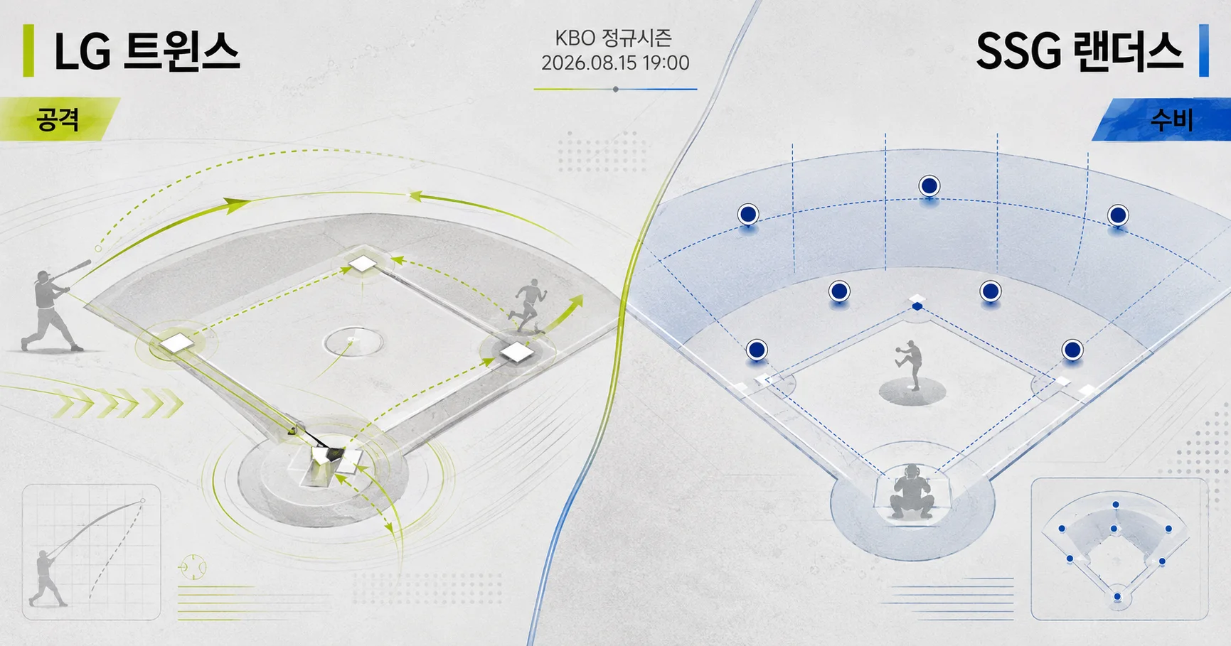 2-LG 트윈스 vs SSG 랜더스 공격수비분할분석