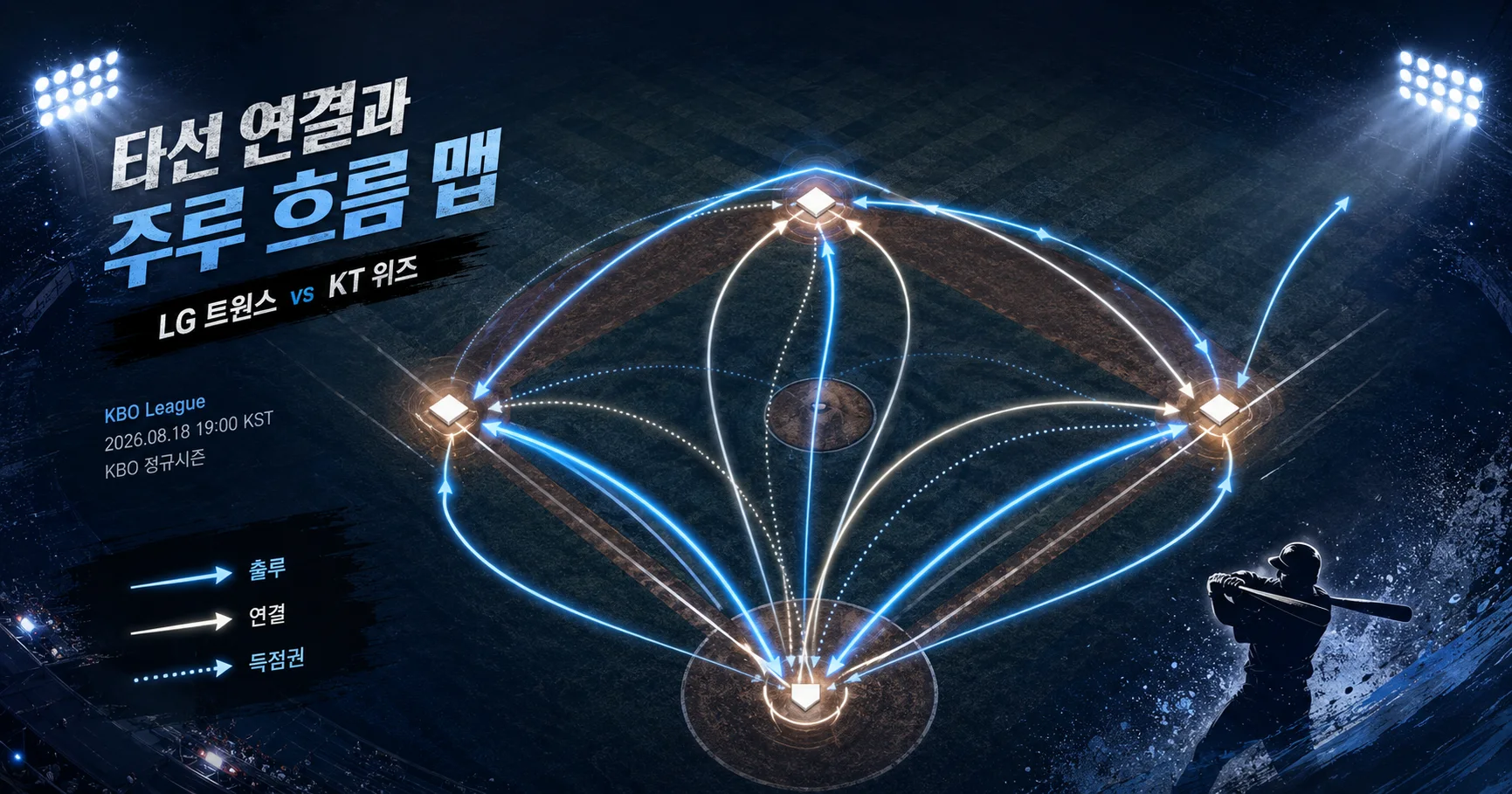 2-LG 트윈스 vs KT 위즈 타선연결맵