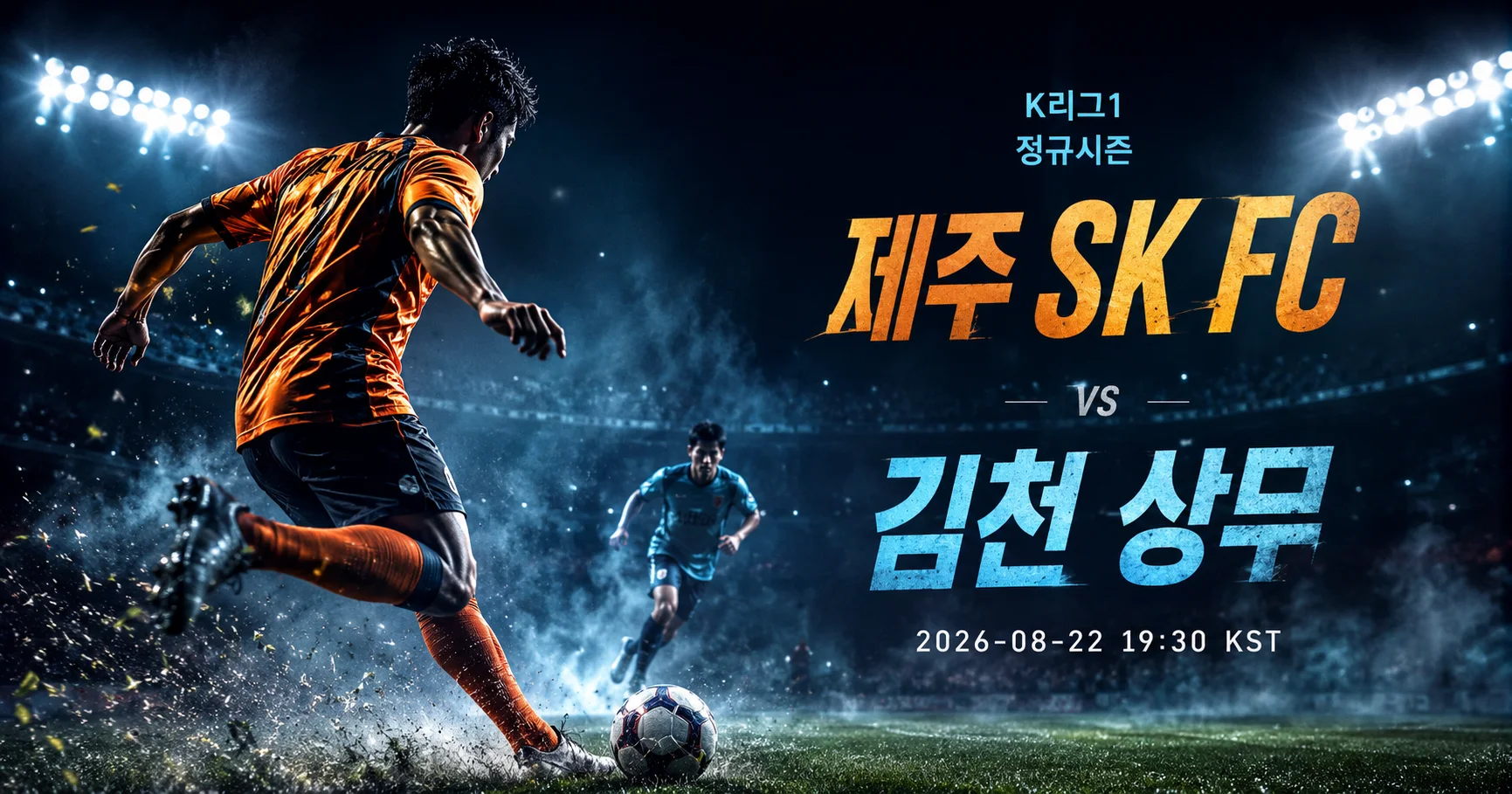 1-김천 상무 vs 제주 SK FC 플러드라이트매치업