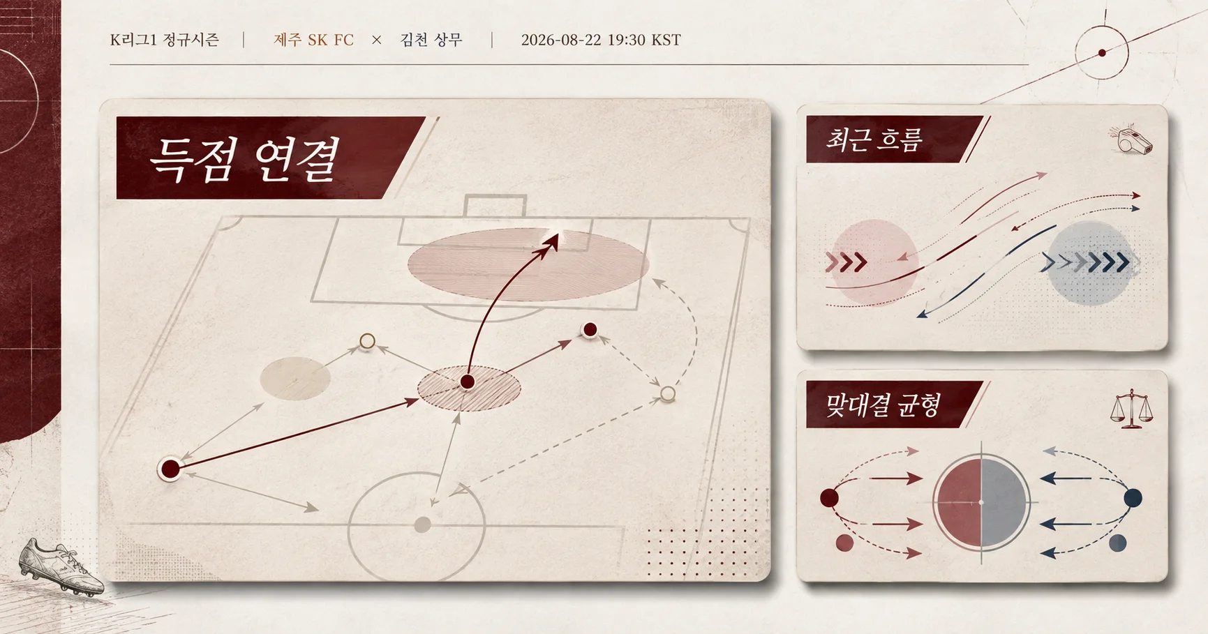 2-김천 상무 vs 제주 SK FC 핵심변수카드