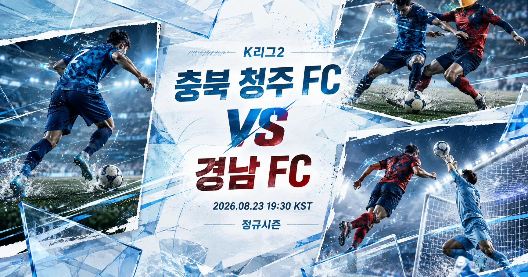1-경남 FC vs 충북 청주 FC 액션콜라주