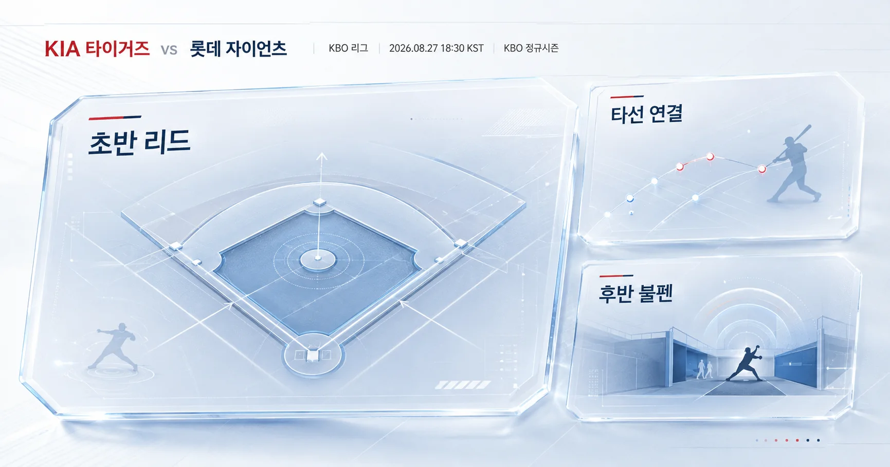 2-KIA 타이거즈 vs 롯데 자이언츠 핵심변수카드