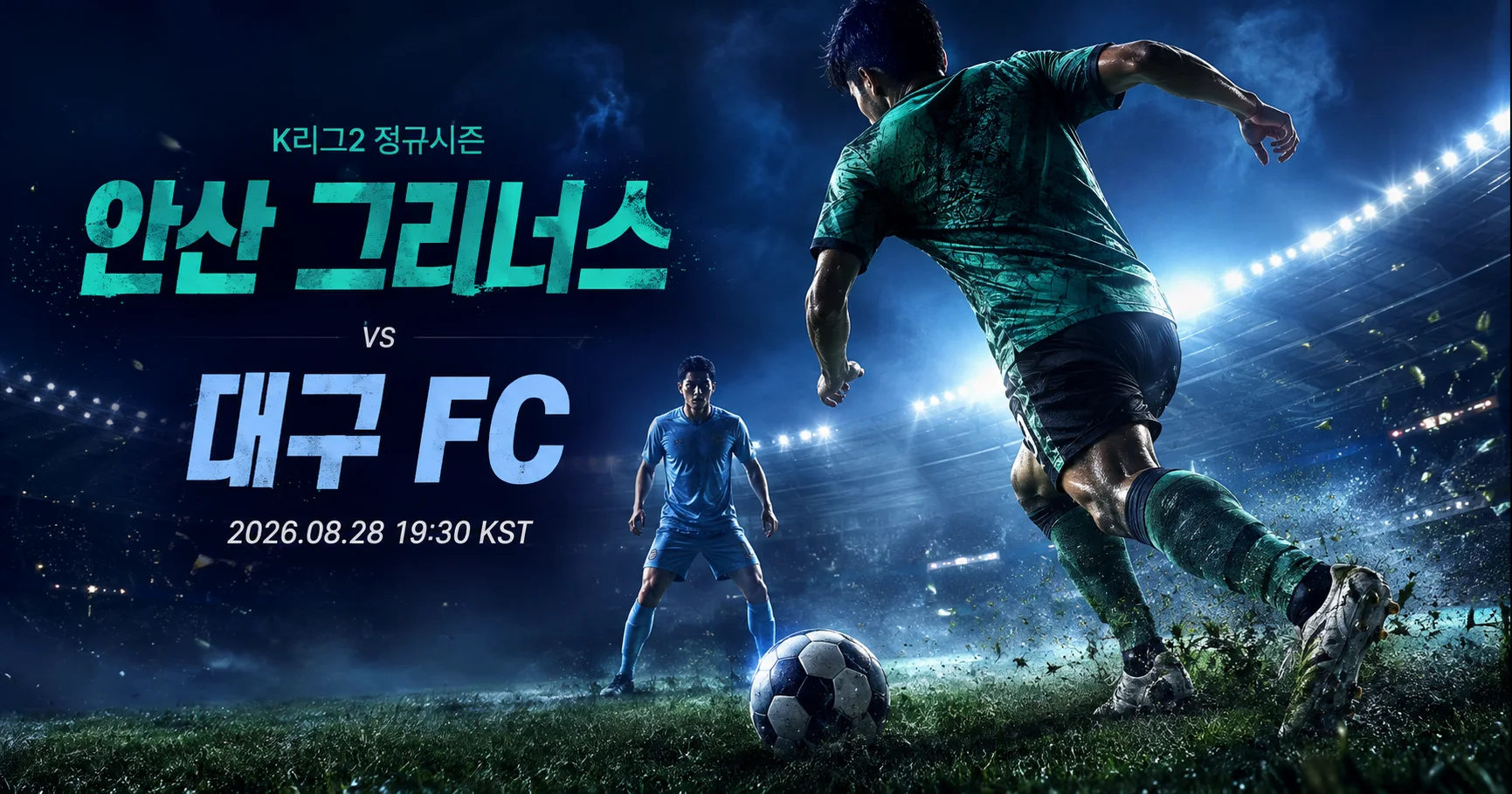 1-대구 FC vs 안산 그리너스 플러드라이트매치업