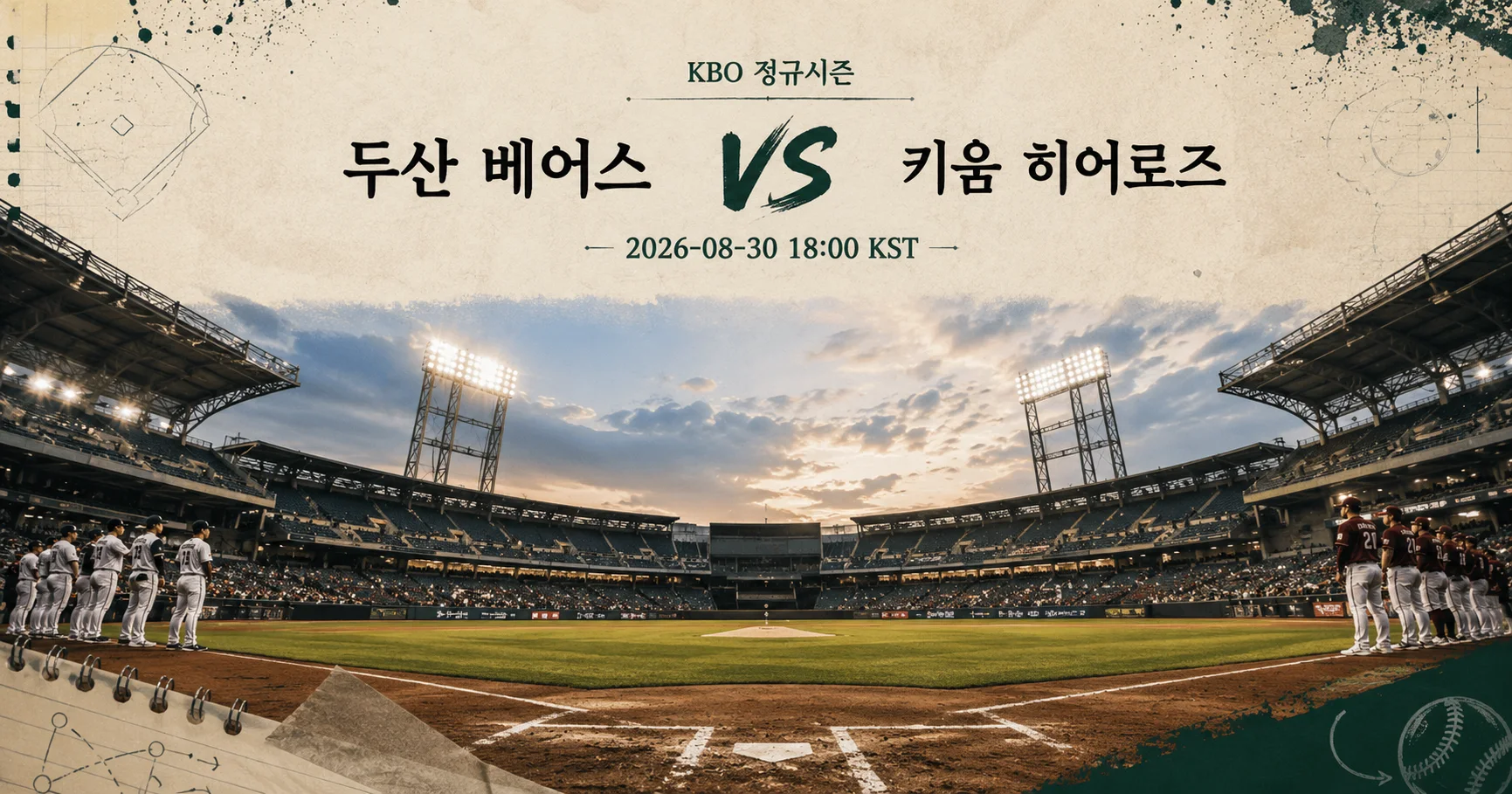 1-두산 베어스 vs 키움 히어로즈 스타디움파노라마