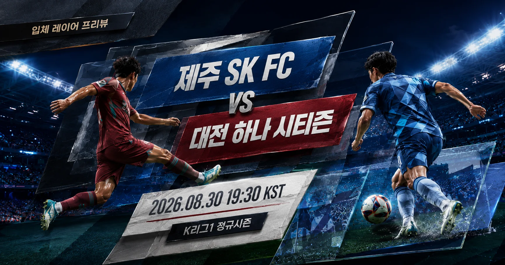 1-대전 하나 시티즌 vs 제주 SK FC 입체레이어프리뷰