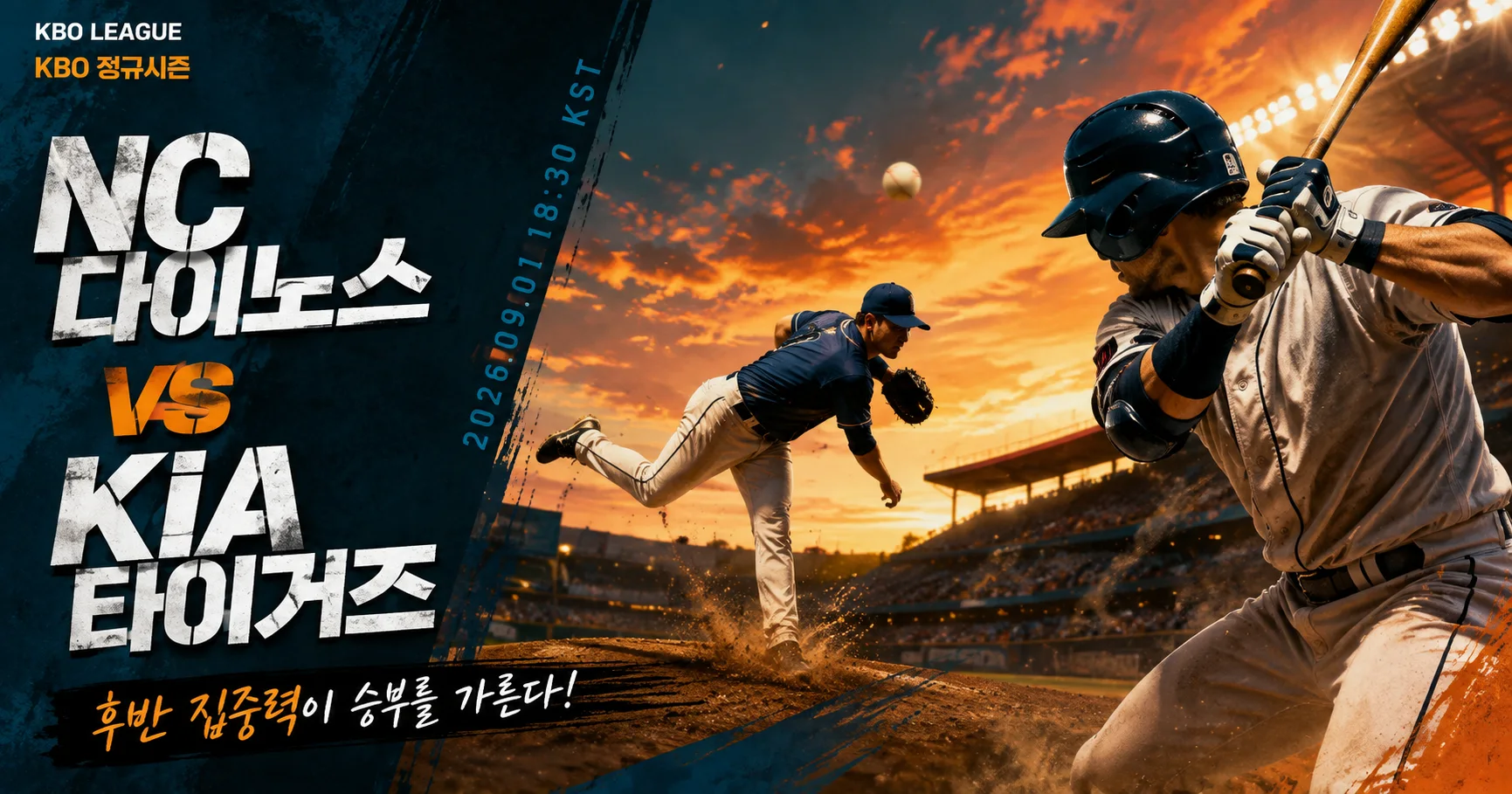 1-NC 다이노스 vs KIA 타이거즈 스포츠매거진커버