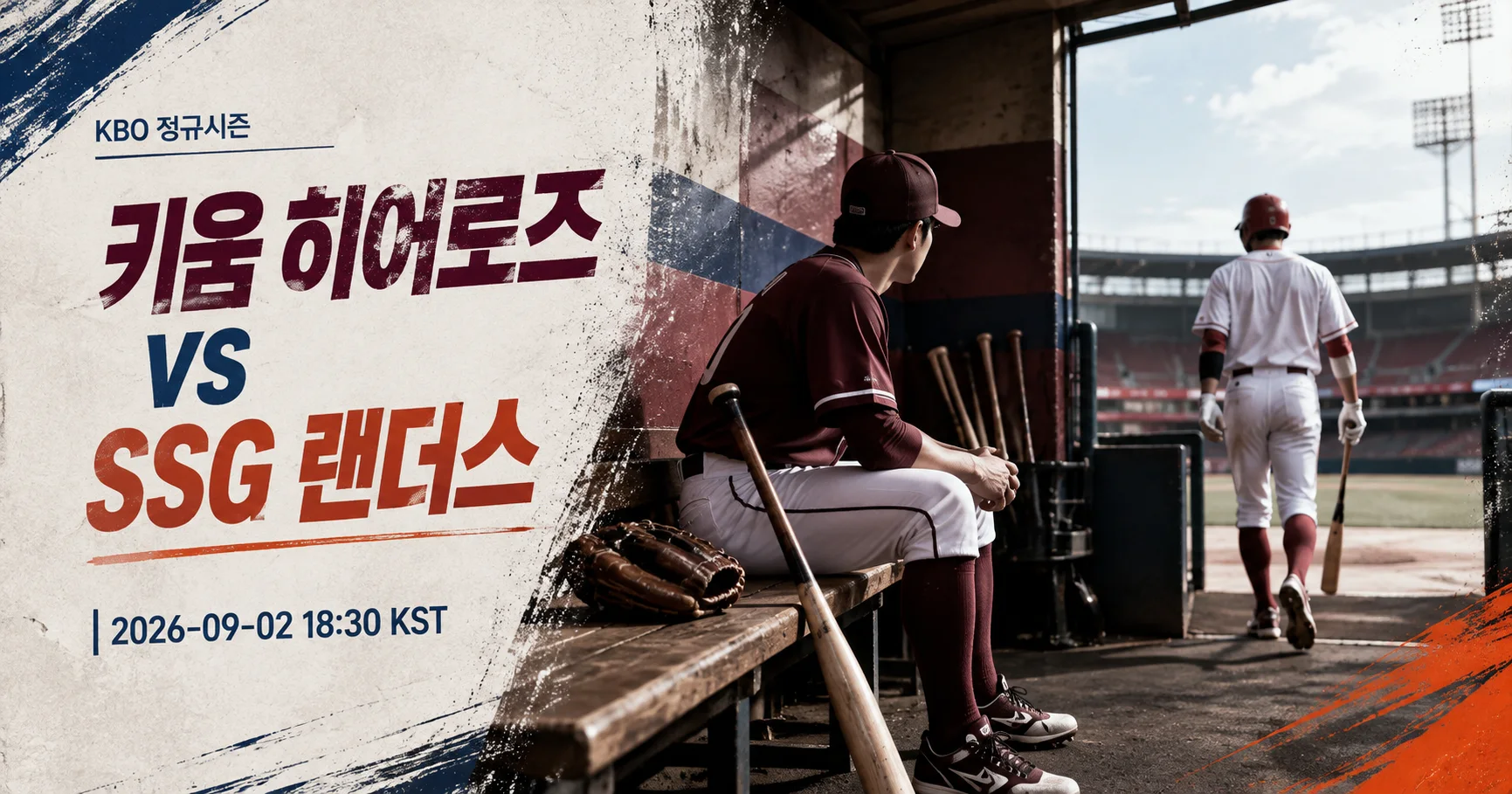 1-키움 히어로즈 vs SSG 랜더스 더그아웃프리뷰