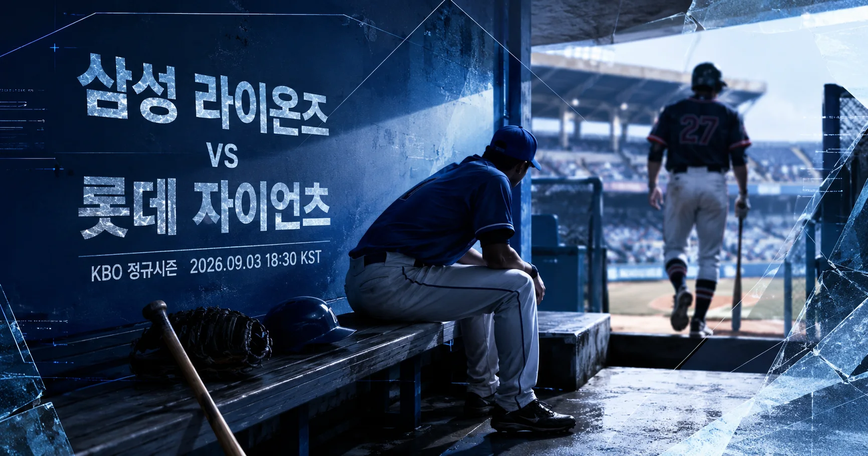 1-삼성 라이온즈 vs 롯데 자이언츠 더그아웃프리뷰