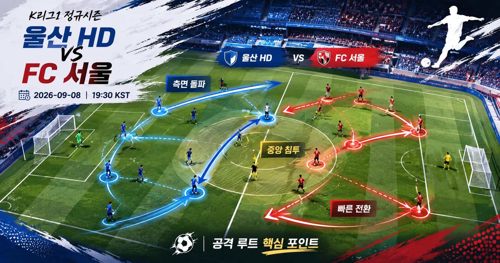 2-FC 서울 vs 울산 HD 공격루트맵