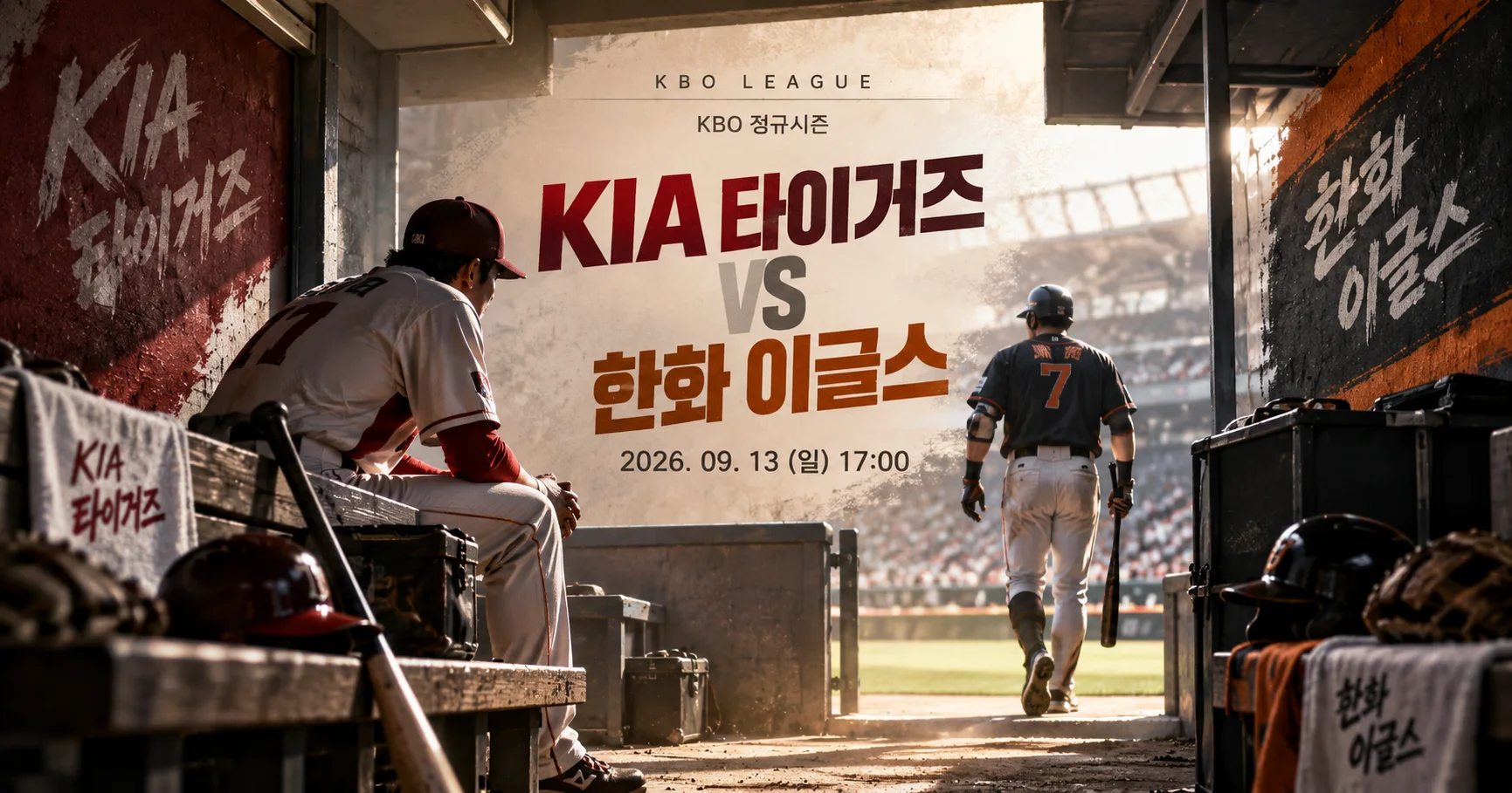 1-KIA 타이거즈 vs 한화 이글스 더그아웃프리뷰