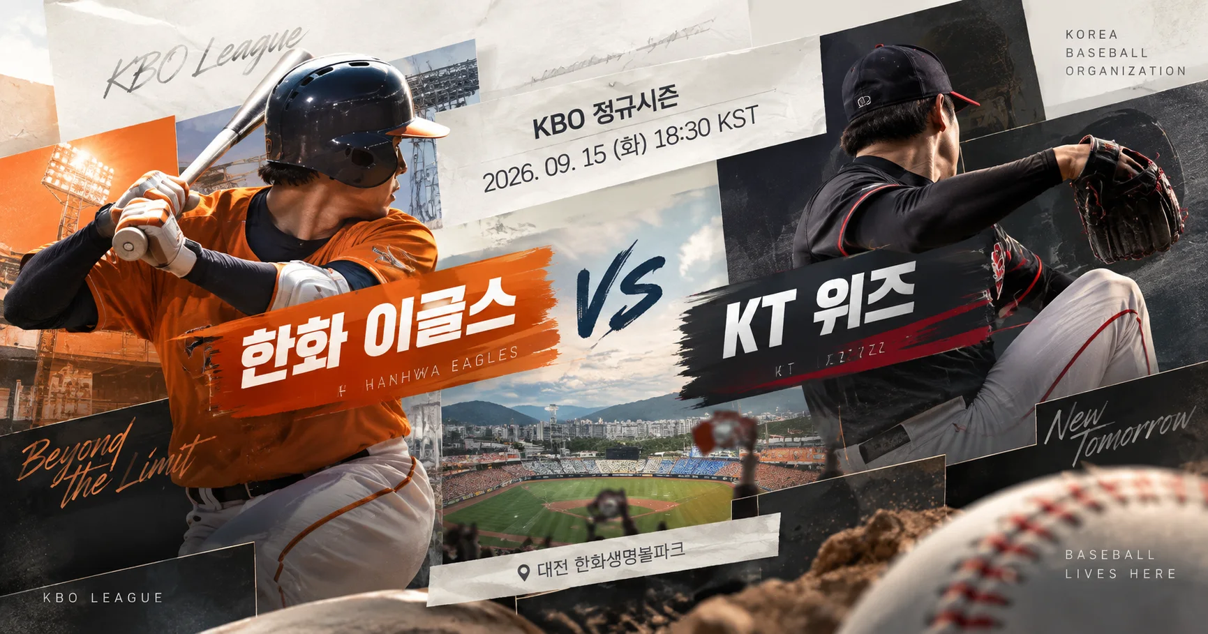 1-한화 이글스 vs KT 위즈 입체레이어프리뷰