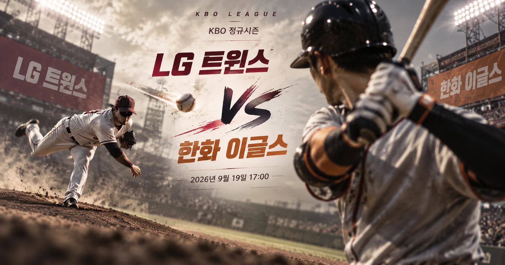 1-LG 트윈스 vs 한화 이글스 투수타자대결