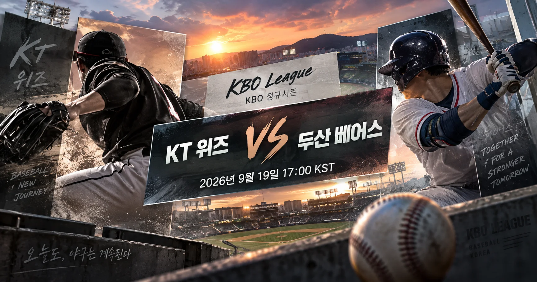 1-KT 위즈 vs 두산 베어스 입체레이어프리뷰