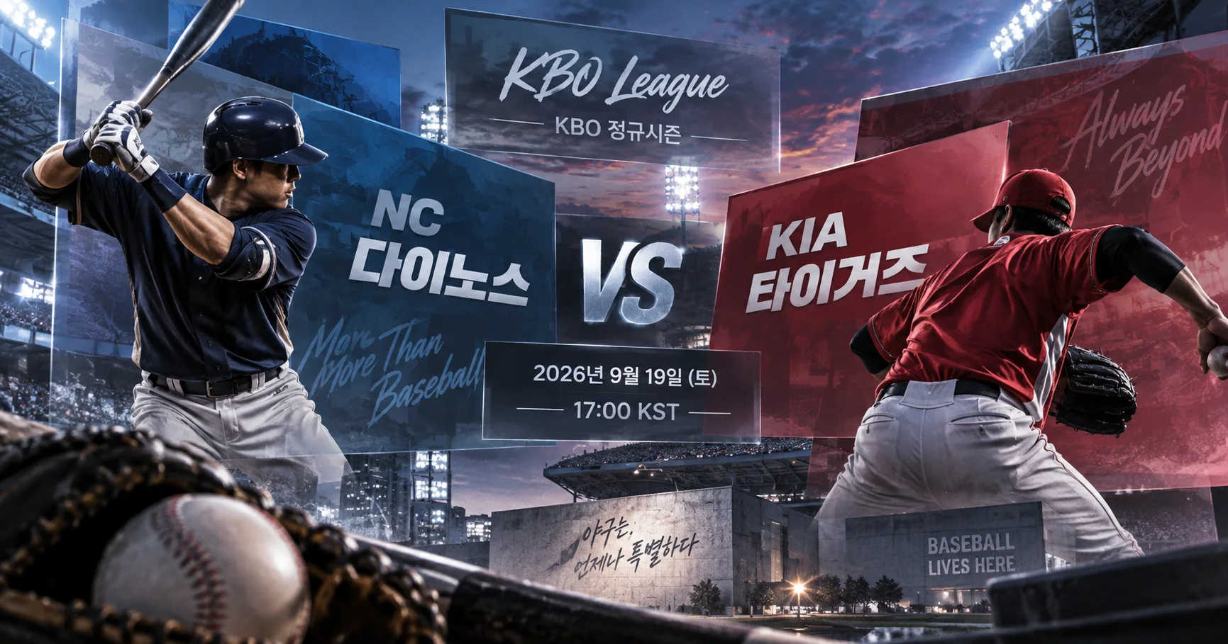 1-NC 다이노스 vs KIA 타이거즈 입체레이어프리뷰