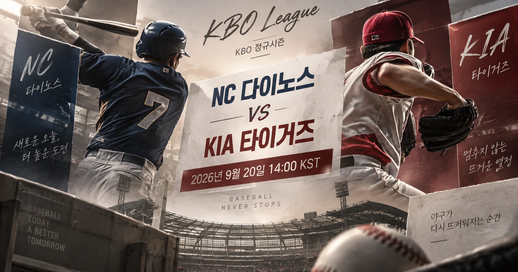 1-NC 다이노스 vs KIA 타이거즈 입체레이어프리뷰