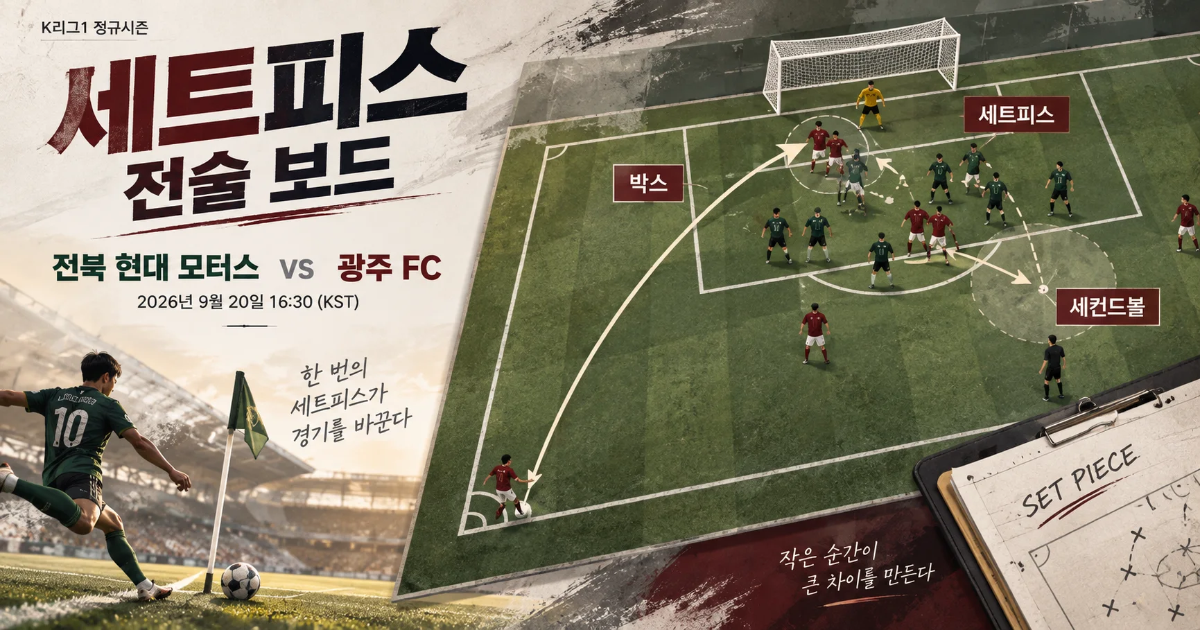 2-광주 FC vs 전북 현대 모터스 세트피스보드
