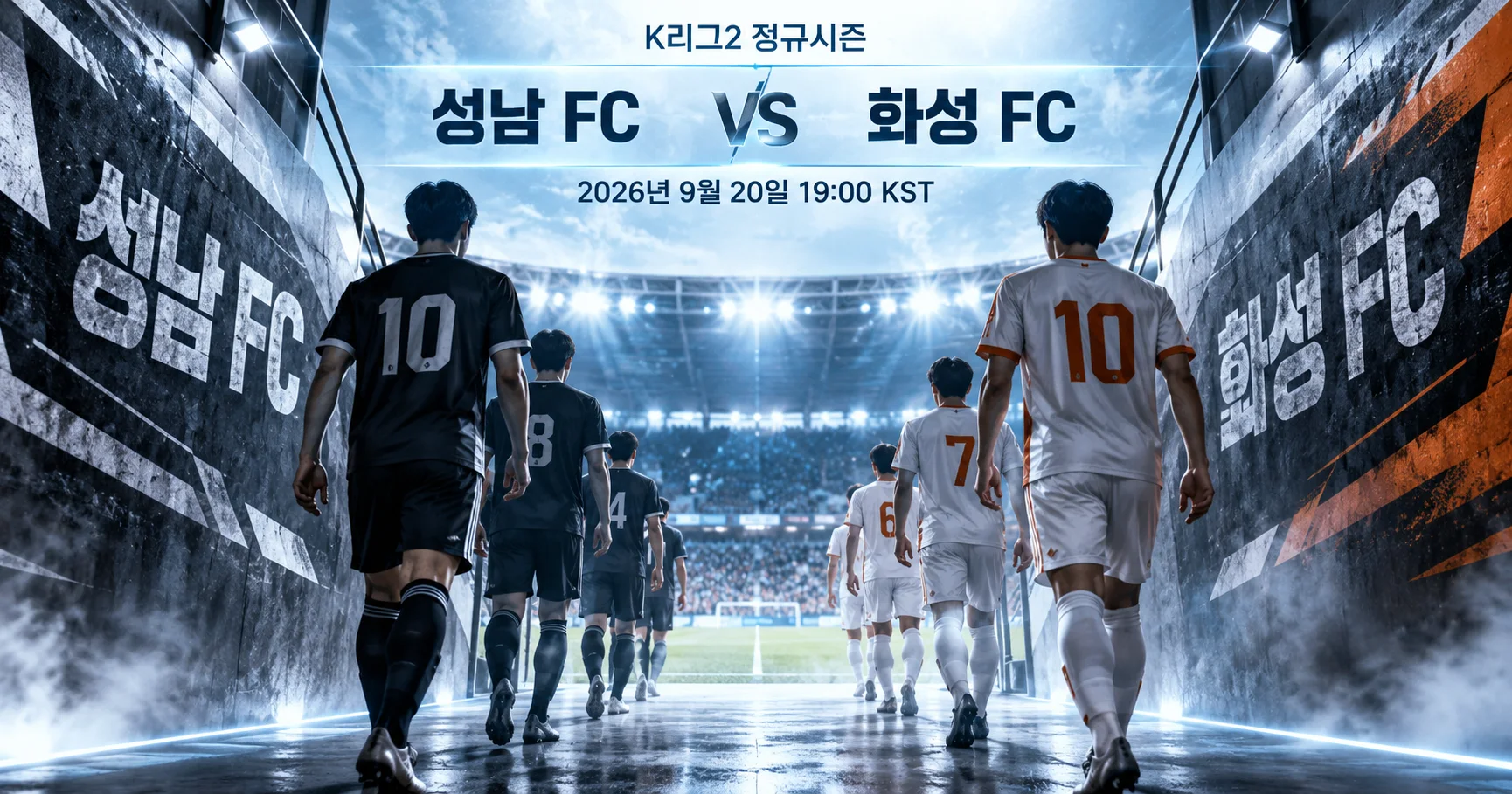 1-화성 FC vs 성남 FC 터널입장매치업
