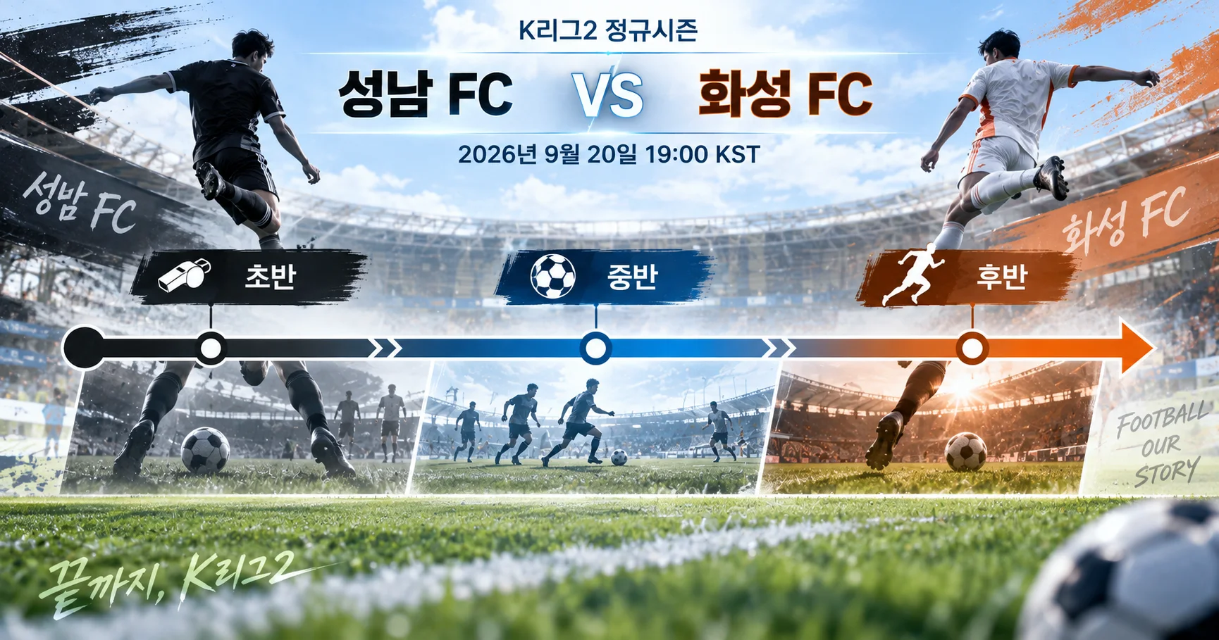 2-화성 FC vs 성남 FC 경기흐름타임라인