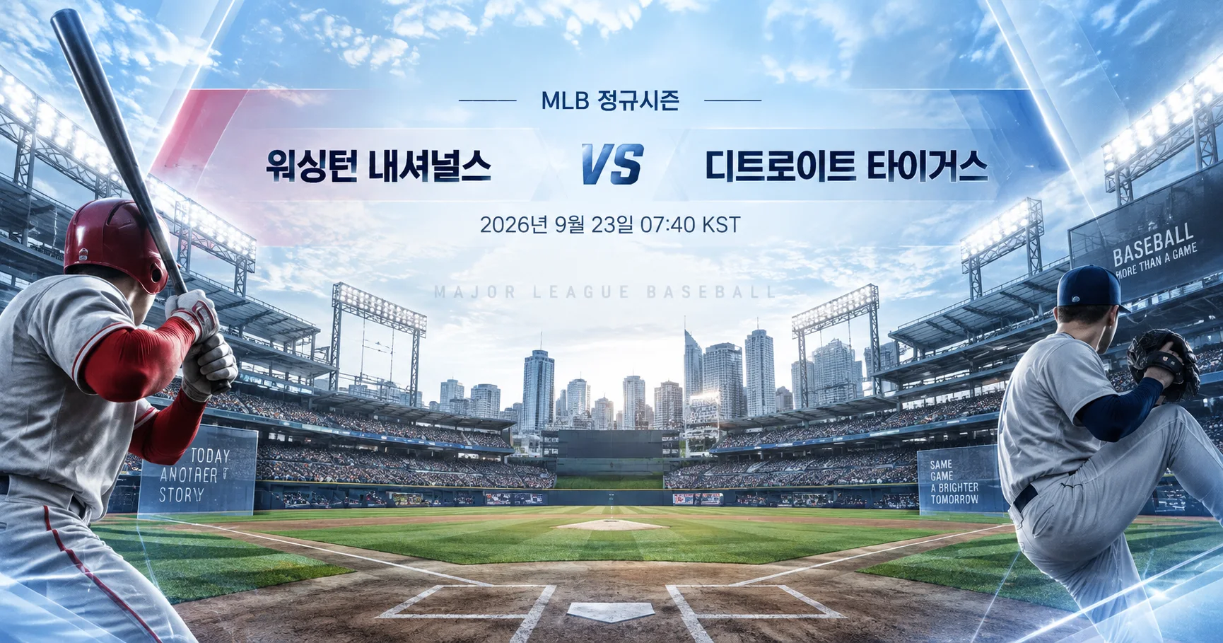 1-Washington Nationals vs Detroit Tigers 스타디움파노라마