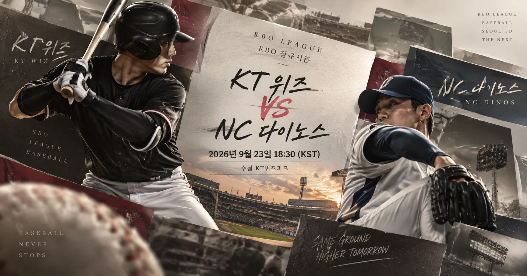 1-KT 위즈 vs NC 다이노스 입체레이어프리뷰