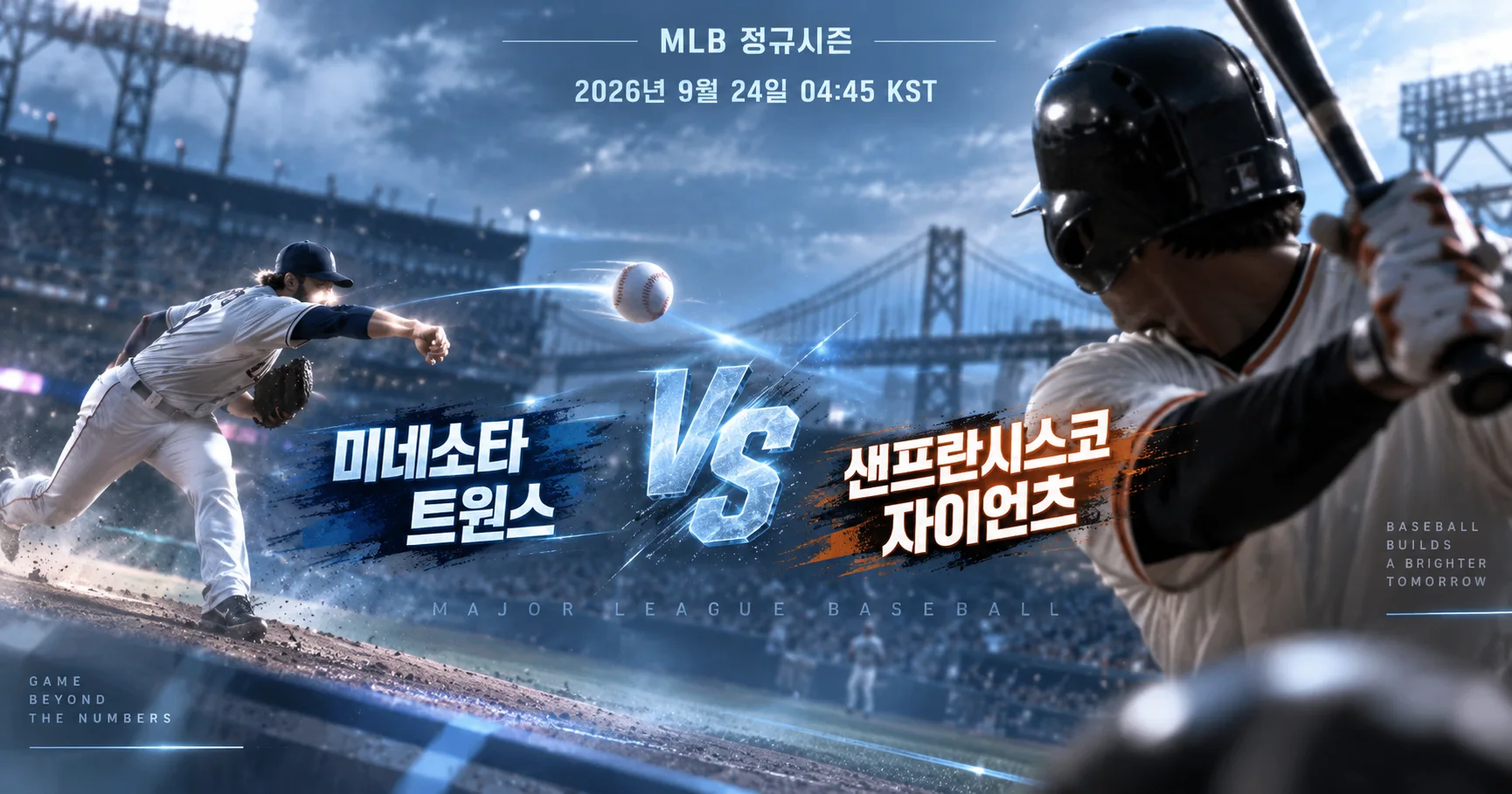 1-Minnesota Twins vs San Francisco Giants 투수타자대결