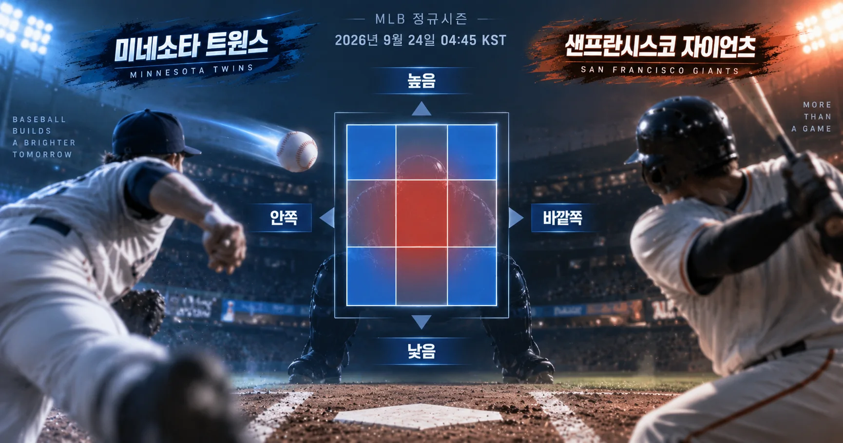 2-Minnesota Twins vs San Francisco Giants 투구존맵