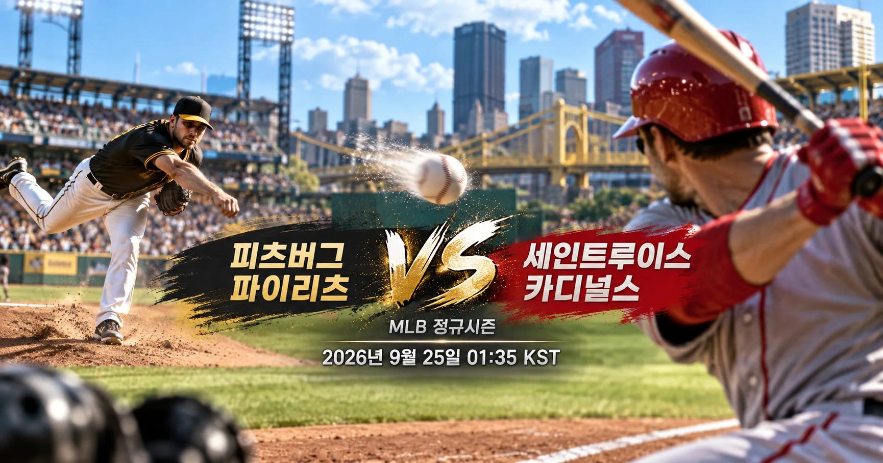 1-St. Louis Cardinals vs Pittsburgh Pirates 투수타자대결