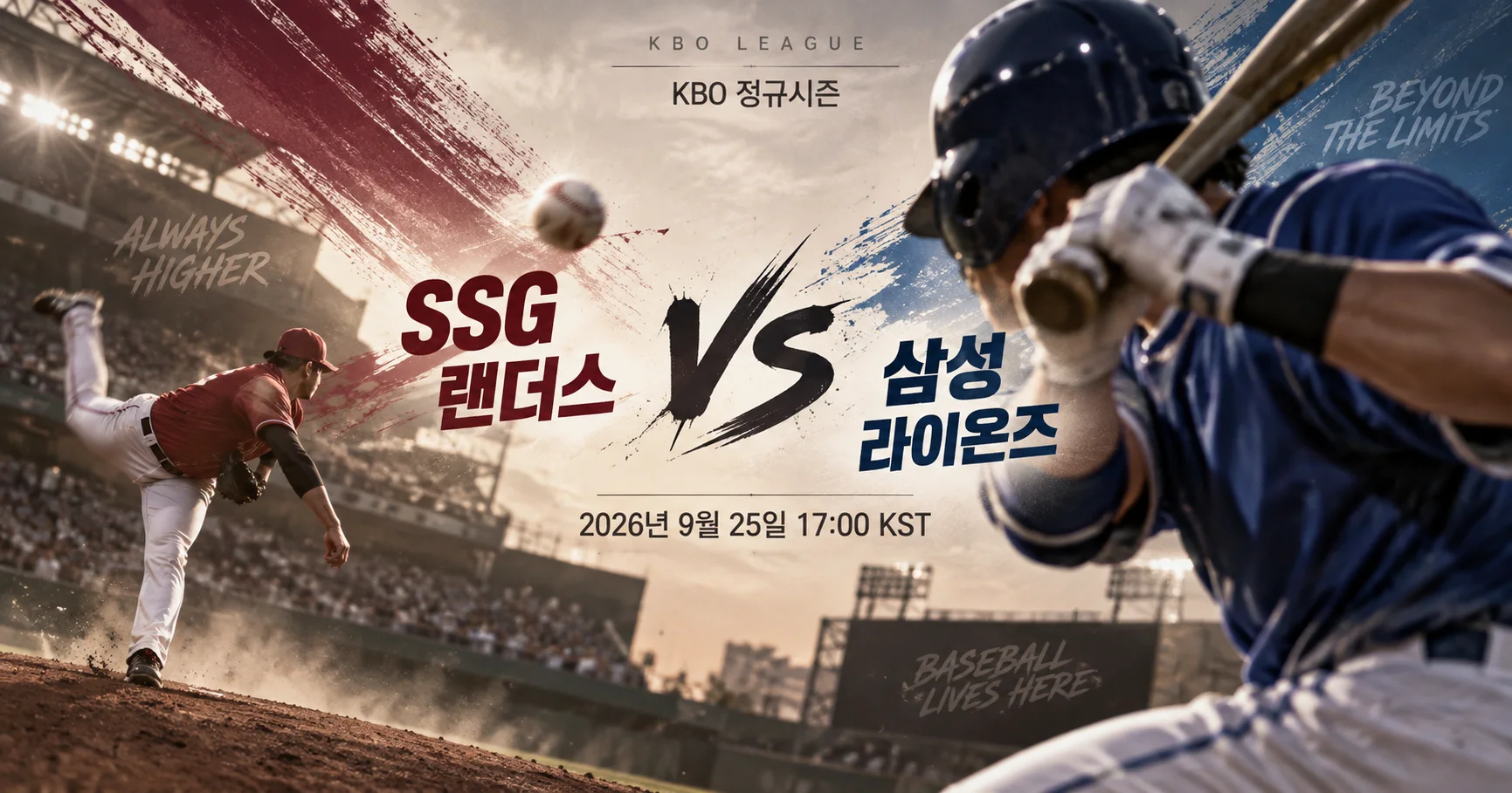 1-SSG 랜더스 vs 삼성 라이온즈 투수타자대결