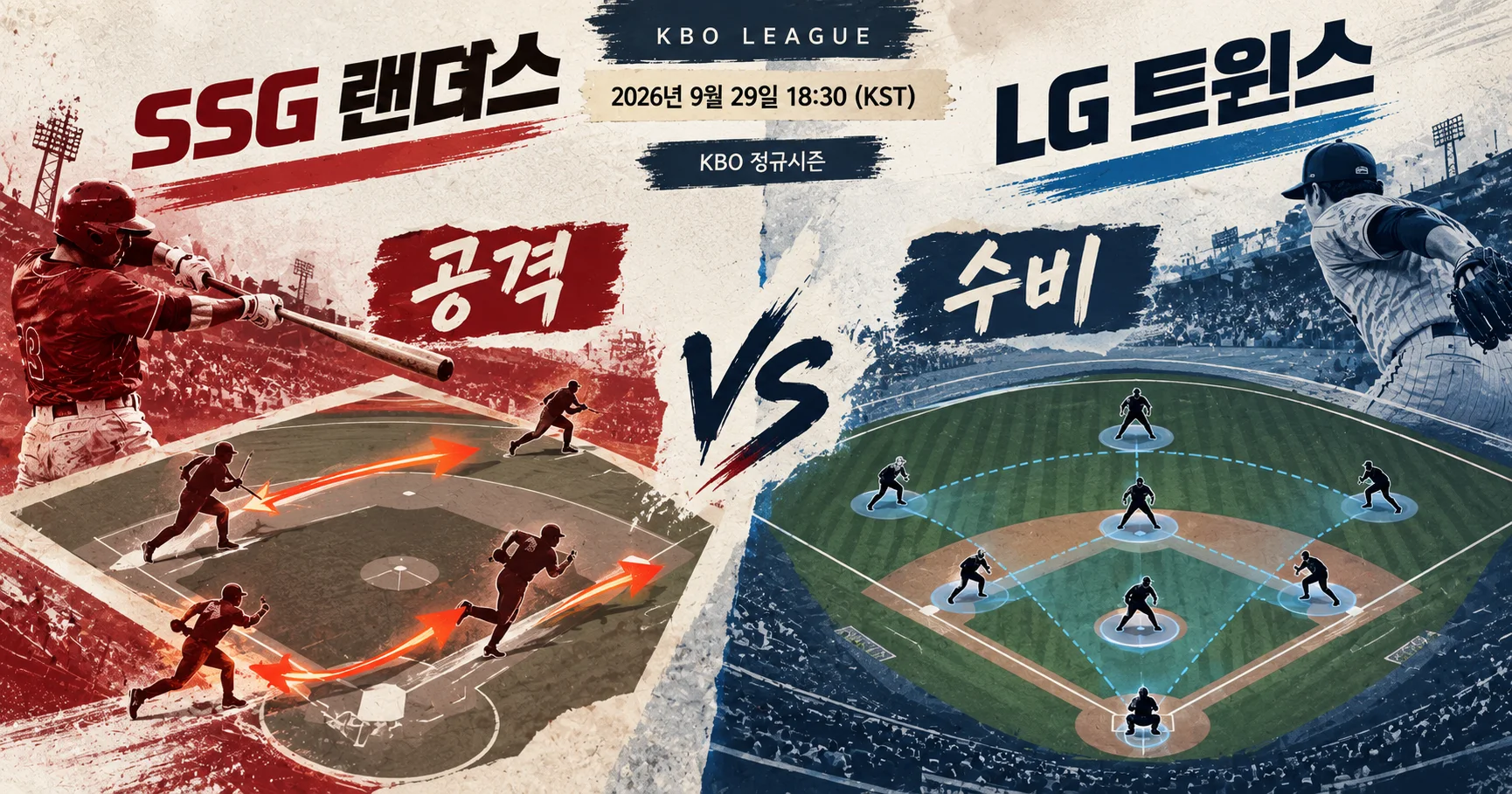 2-SSG 랜더스 vs LG 트윈스 공격수비분할분석