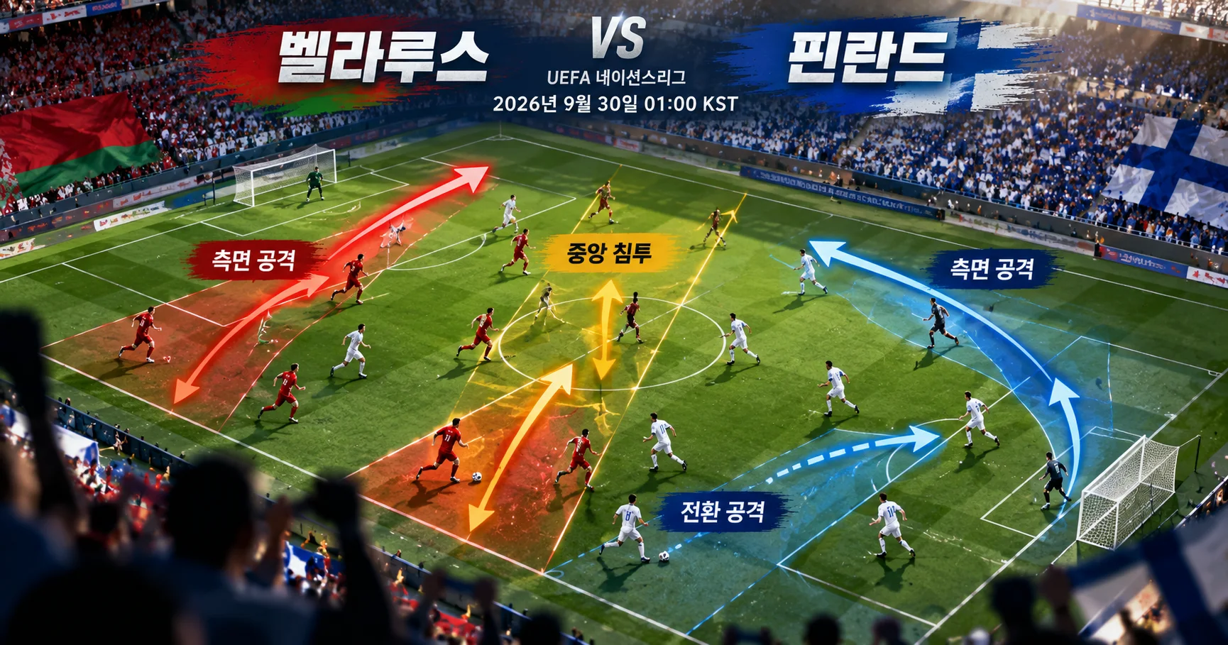 2-Belarus vs 핀란드 공격루트맵
