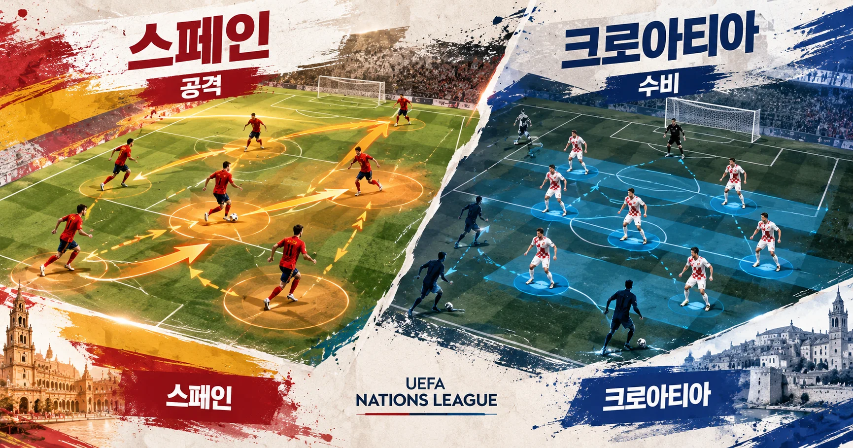 2-크로아티아 vs 스페인 공격수비분할분석