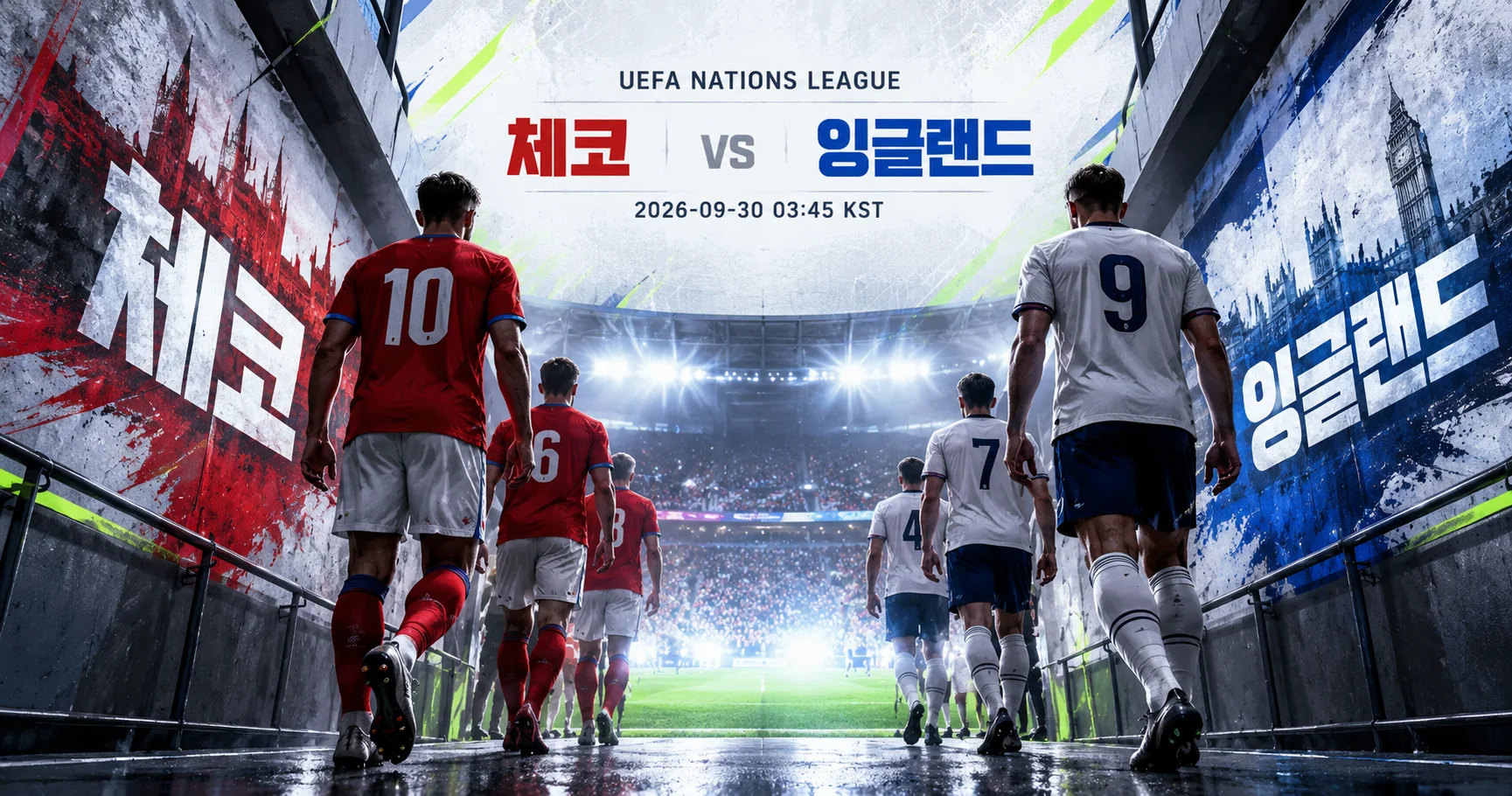 1-잉글랜드 vs 체코 터널입장매치업