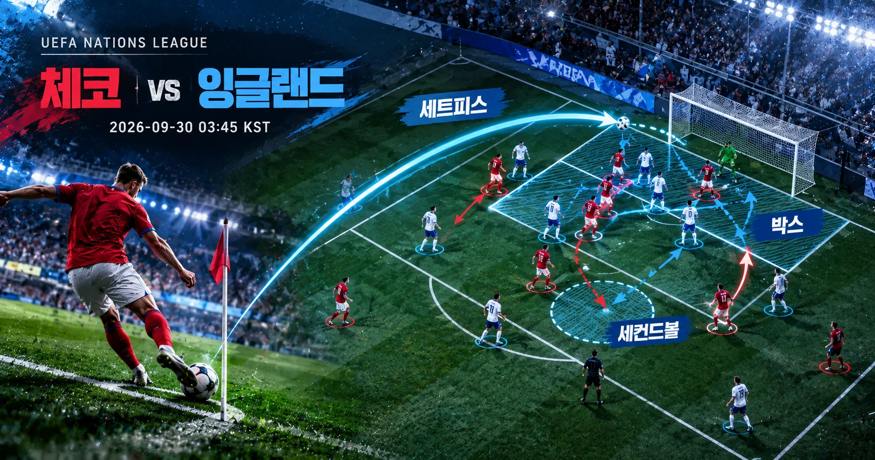2-잉글랜드 vs 체코 세트피스보드