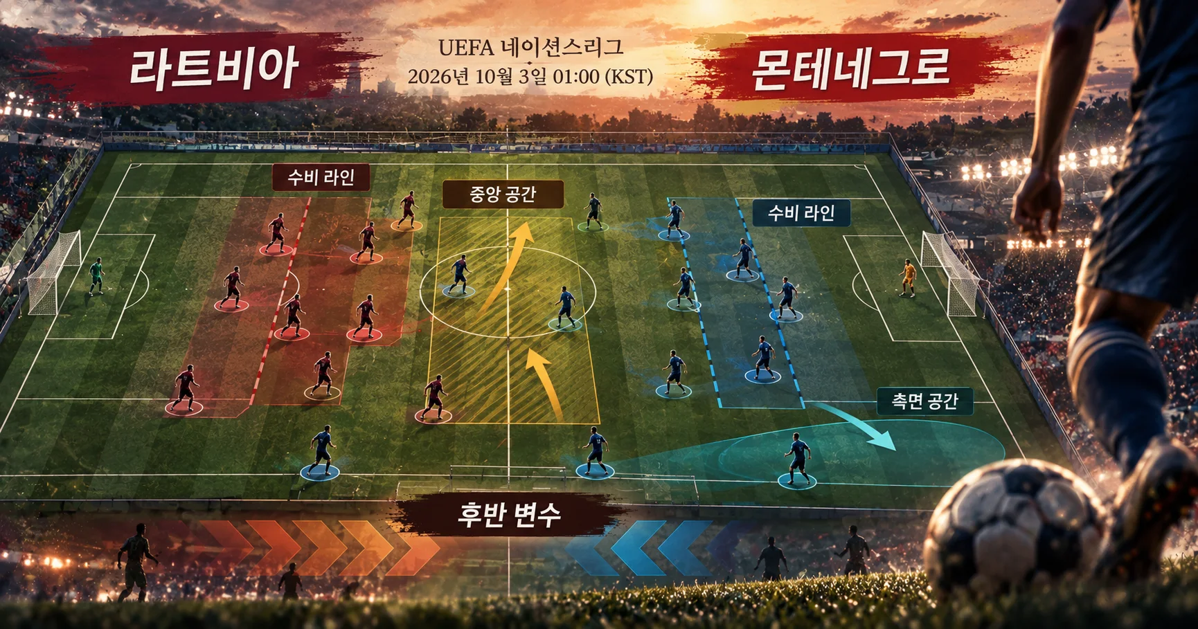2-Montenegro vs Latvia 수비블록분석