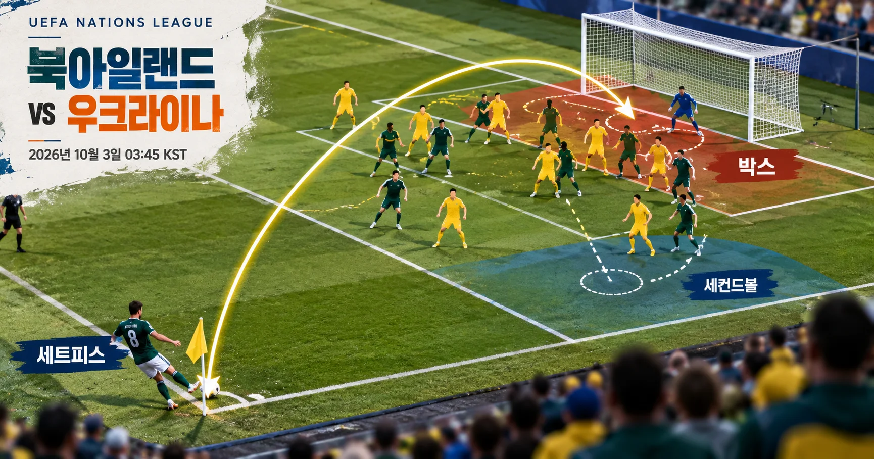 2-Northern Ireland vs Ukraine 세트피스보드