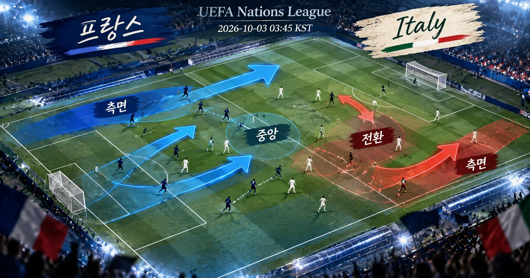 2-Italy vs 프랑스 공격루트맵