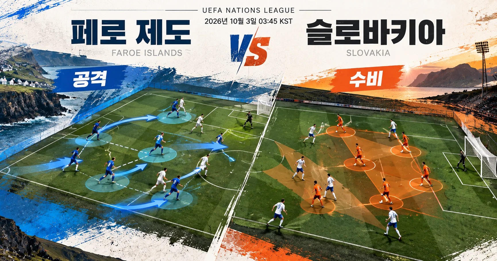 2-Slovakia vs Faroe Islands 공격수비분할분석