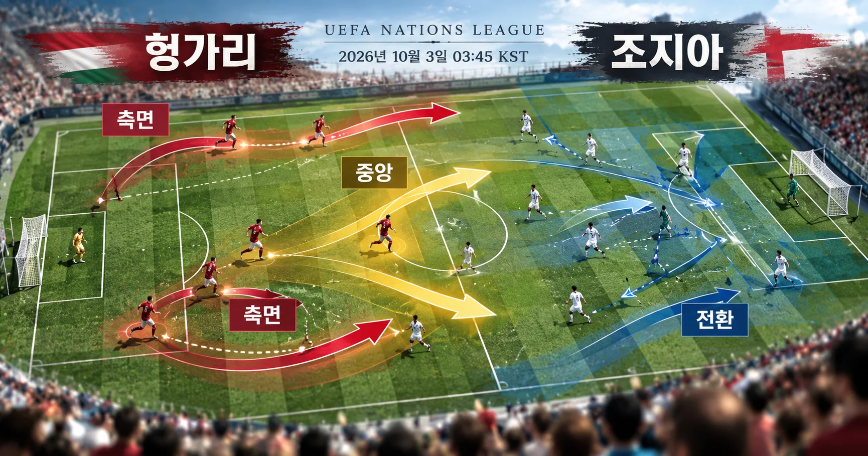 2-Georgia vs Hungary 공격루트맵